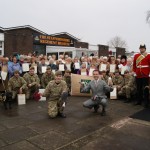 Chris Pincher Hats for Heroes handover