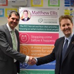 Tamworth Borough Council Leader Daniel Cook and PCC Matthew Ellis