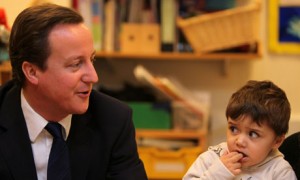 David Cameron Visits Westminster's Children Society